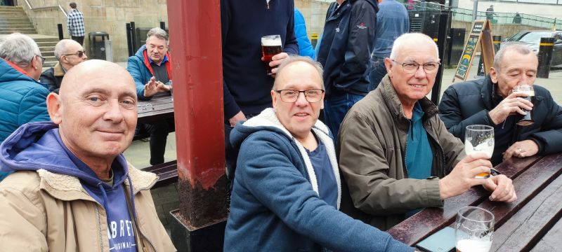 Martin Field, Richard Pennington, Dave Sharp and ???